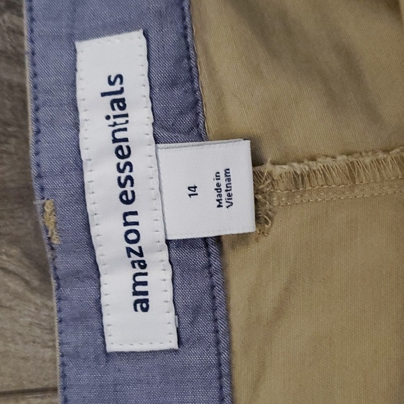 NWT Sz 14 Amazon Essentials Shorts - Picture 3 of 8